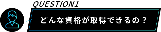 どんな資格が取得できるの？